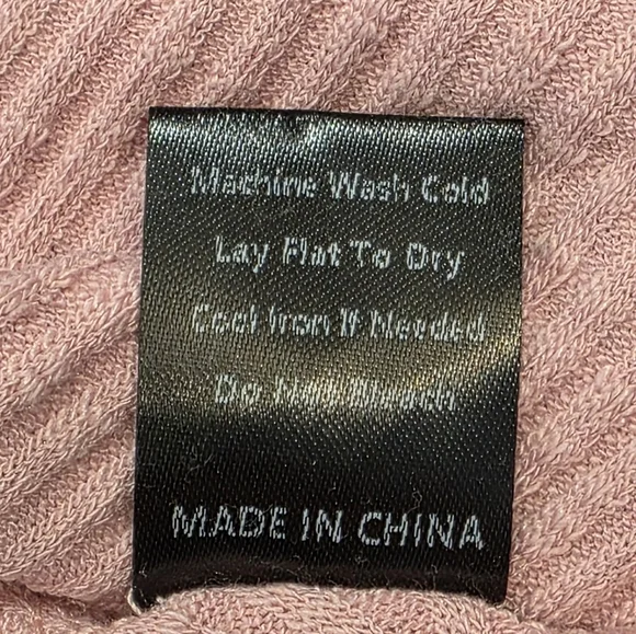 POL Wendy Lace Ribbed Tank Soft Pink Boho Coquette Boutique NWT Small - Picture 8 of 8